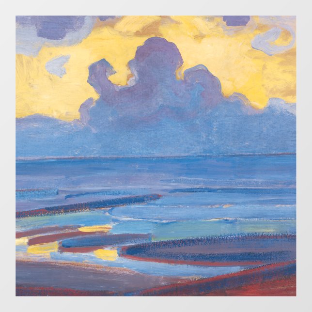 Piet Mondrian By the Sea Famous Painting (Sheet)