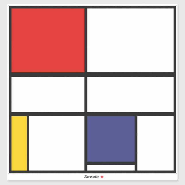 Piet Mondrian, Composition C (Sheet)