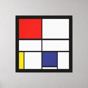 Piet Mondrian, Composition C Canvas Print