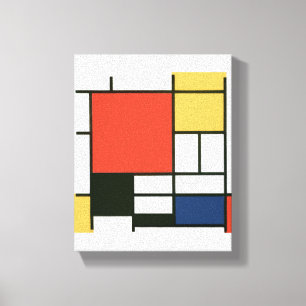 Piet Mondrian - Composition Canvas Print
