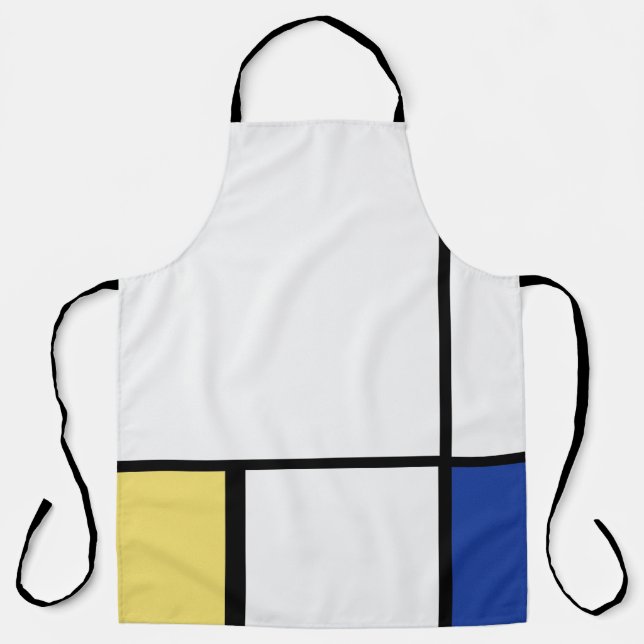 Piet Mondrian - Composition Geometric Abstract  Apron (Front)