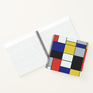Piet Mondrian - Composition Geometric Abstract Notebook