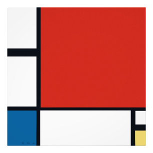 Piet Mondrian - Composition Geometric Abstract Photo Print