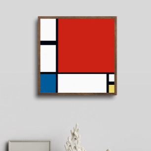Piet Mondrian - Composition Geometric Abstract Poster