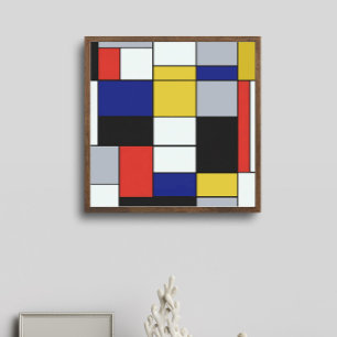 Piet Mondrian - Composition Geometric Abstract Poster