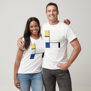 Piet Mondrian - Composition Geometric Abstract T-Shirt