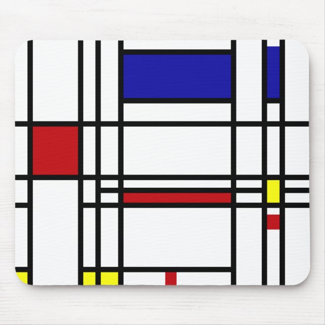 piet mondrian , composition mouse pad (Front)