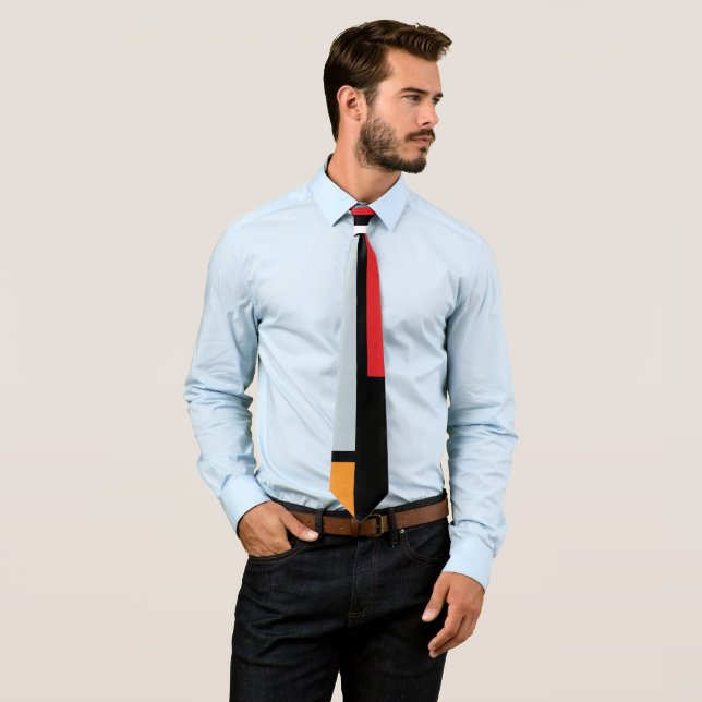 Piet Mondrian - Composition with Large Red Plane N Tie (In Situ)