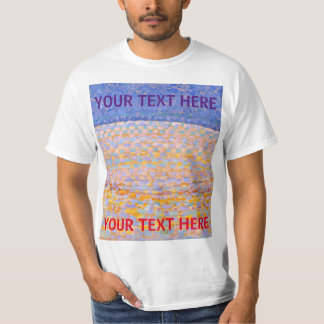 Piet Mondrian Famous Painting Dune III Custom T-Shirt
