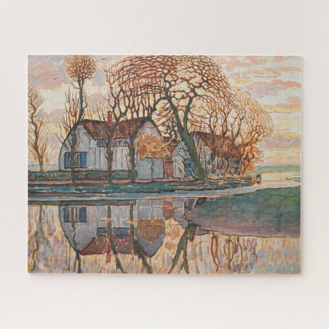 Piet Mondrian - Farm Near Duivendrecht Jigsaw Puzzle (Horizontal)