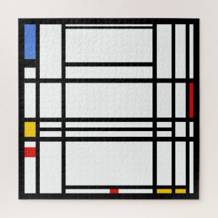 Piet Mondrian, Large Composition 10 Jigsaw Puzzle
