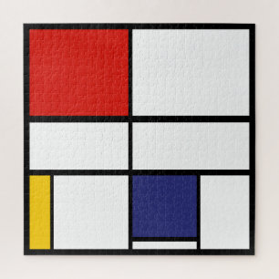 Piet Mondrian, Large Composition C Jigsaw Puzzle