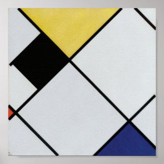 Piet Mondrian Lozenge Composition Painting Poster