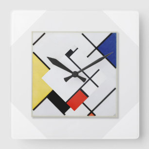 Piet Mondrian Modern Art Clock