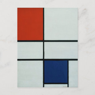 Piet Mondrian Modern Art Postcard
