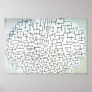 Piet Mondrian Modern Art Poster