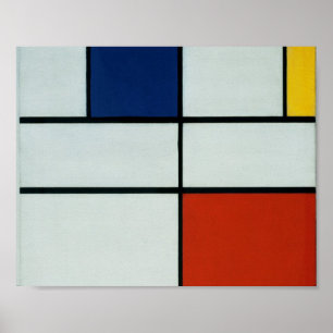Piet Mondrian Modern Art Poster