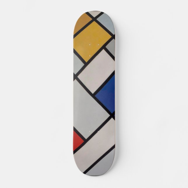 Piet Mondrian Modern Art Skateboard (Front)