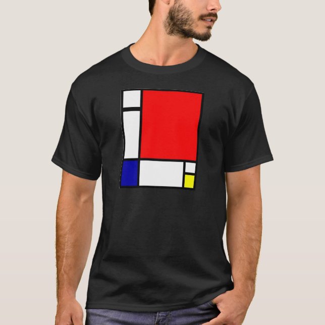 Piet Mondrian - Neoplastic Art T-Shirt (Front)