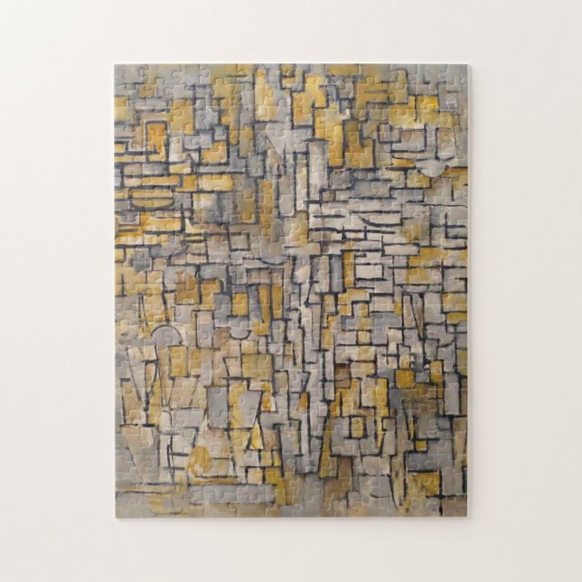 Piet Mondrian Tableau No 2 Composition No VII 1913 Jigsaw Puzzle (Vertical)