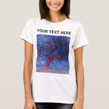 Piet Mondrian The Red Tree Famous Painting T-Shirt
