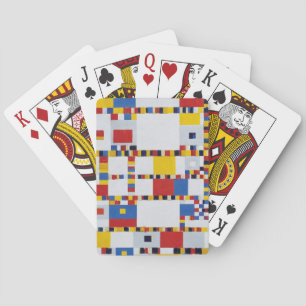 piet mondrian , victory.boogie-woogie playing cards