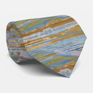 Piet Mondrian View Dunes Beach Art Necktie