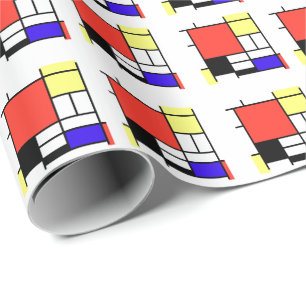 Piet Mondrian Wrapping Paper