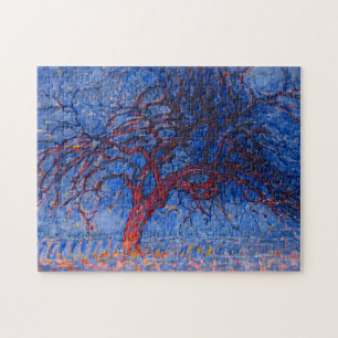 Piet Mondrian's Avond (Evening): The Red Tree Jigsaw Puzzle