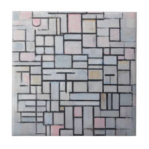 Piet Mondrian's Composition No IV 1914 Ceramic Tile