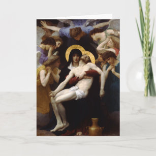Pieta by Bouguereau Holiday Card