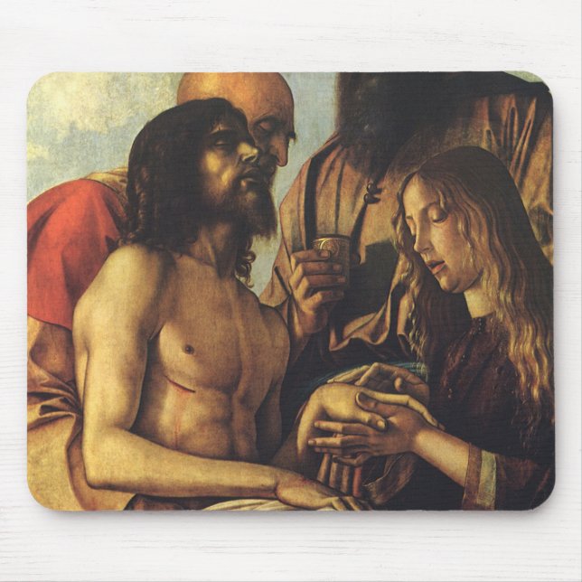 Pieta by Giovanni Bellini, Renaissance Fine Art Mouse Pad (Front)
