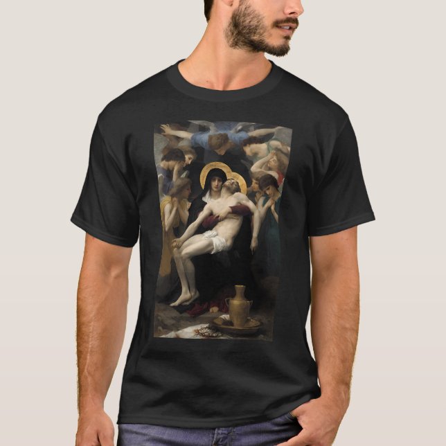 Pieta By William Bouguereau T-Shirt (Front)