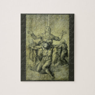 Pieta for Vittoria Colonna by Michelangelo Jigsaw Puzzle