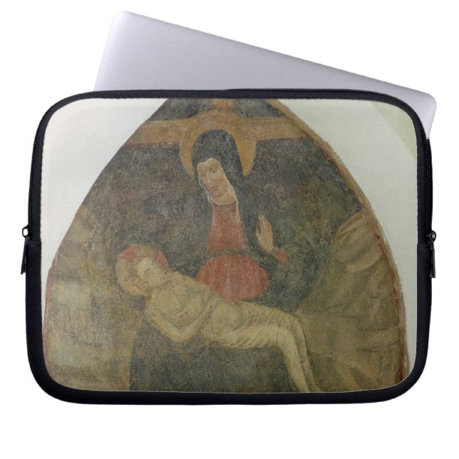 Pieta (fresco) laptop sleeve (Front)