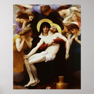 Pieta Jesus Crucifixion Lamentation Virgin Mary 02 Poster