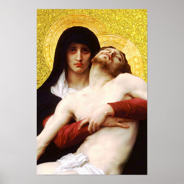 Pieta Jesus Crucifixion Lamentation Virgin Mary 03 Poster (Front)
