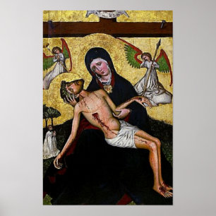 Pieta Jesus Crucifixion Lamentation Virgin Mary 04 Poster