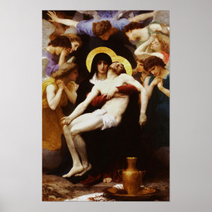 Pieta Jesus Crucifixion Lamentation Virgin Mary A Poster