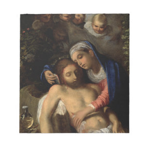 Pietà (Mary and Jesus) (by Adam Elsheimer) Notepad