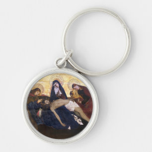 Pietà of Villeneuve-lès-Avignon Key Ring