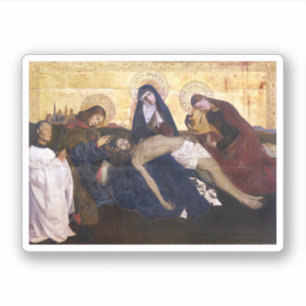 Pietà of Villeneuve-lès-Avignon Square Sticker