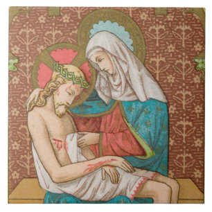 Pieta (SAU 23) Ceramic Tile