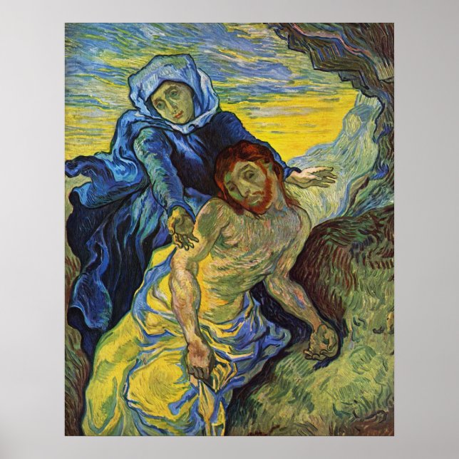 Pieta, Vincent van Gogh Poster (Front)