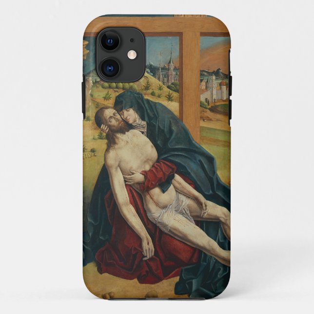 Pieta with Two Donors (oil on panel) Case-Mate iPhone Case (Back)