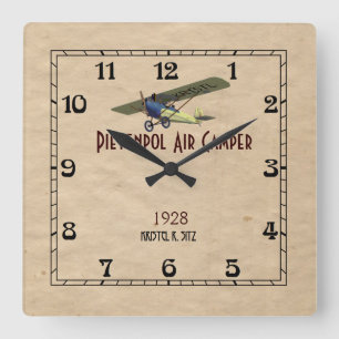 Pietenpol Air Camper Square Wall Clock