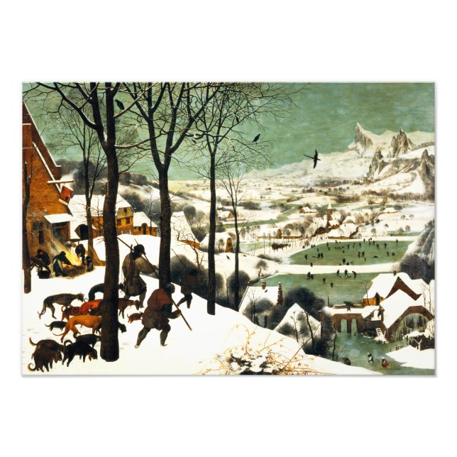 Pieter Bruegel Hunters in the Snow Photo Print (Front)
