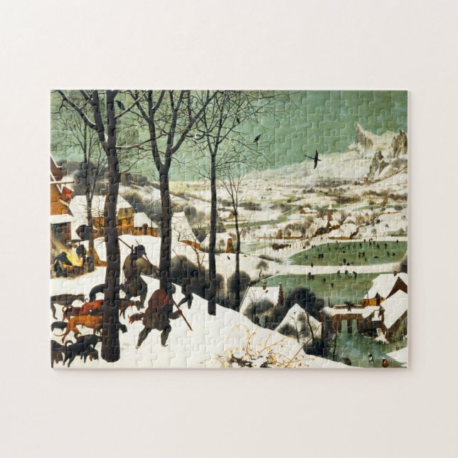 Pieter Bruegel Hunters in the Snow Puzzle (Horizontal)