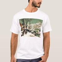Pieter Bruegel Hunters in the Snow T-shirt