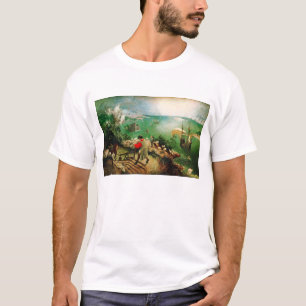 Pieter Bruegel Landscape with the Fall of Icarus T-Shirt